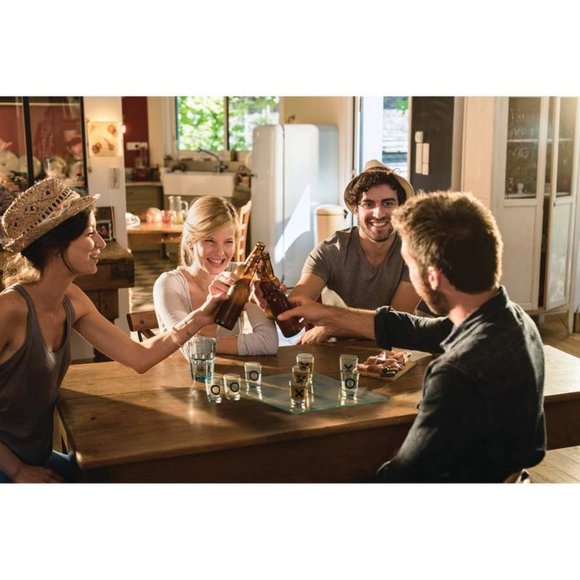 Shot Glass Tic-Tac-Toe Shots Game Drinking Game - Picture 1 of 8